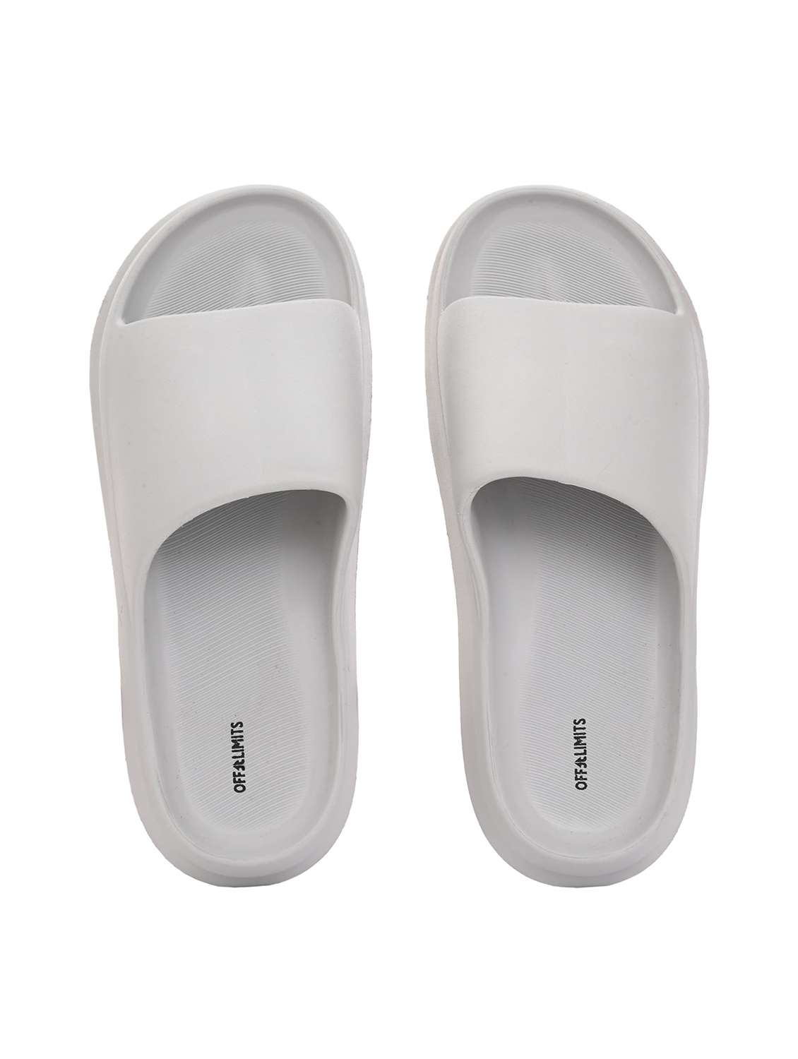 men solid slip on slider - 22581984 -  Standard Image - 3