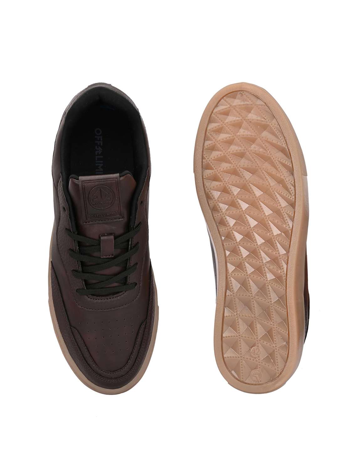 men textured lace up sneaker - 22582018 -  Standard Image - 5