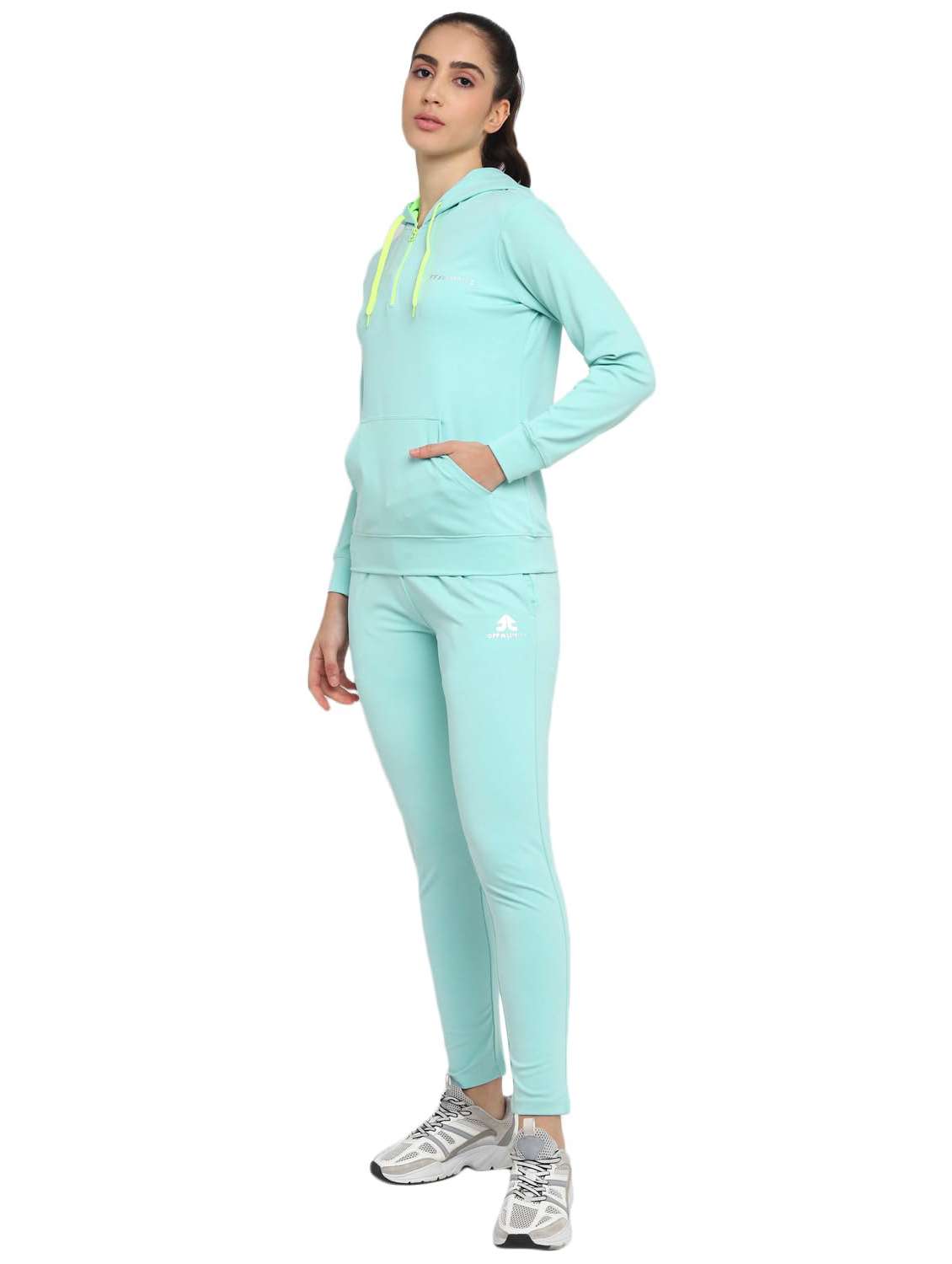 women solid long sleeves active wear set - 22582141 -  Standard Image - 3