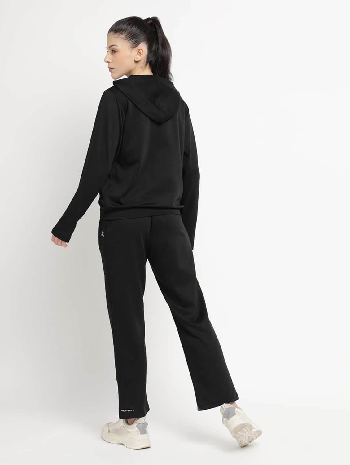 women solid long sleeves active wear set - 22582146 -  Standard Image - 3