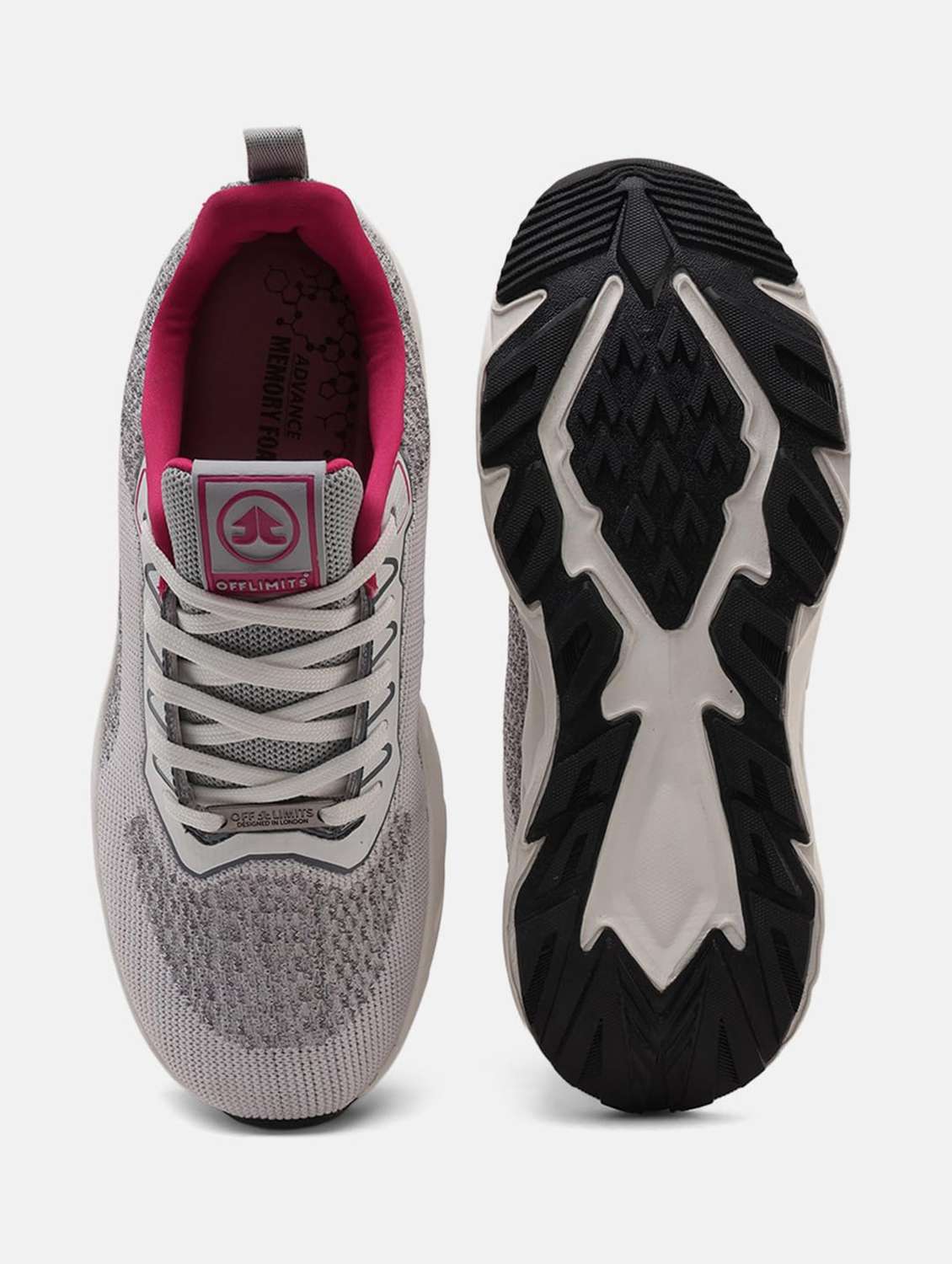 Women Textured Lace Up Sports Shoes - 22582167 -  Standard Image - 5