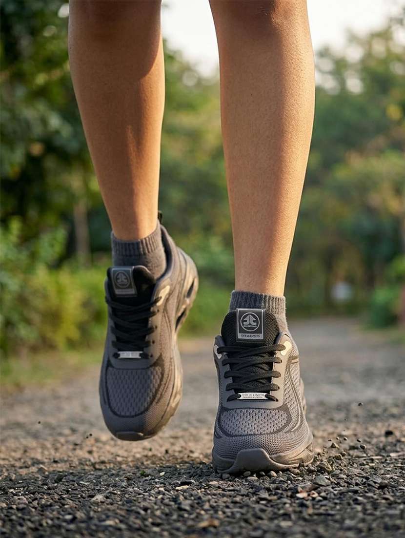 women textured lace up sports shoes - 22582172 -  Standard Image - 3