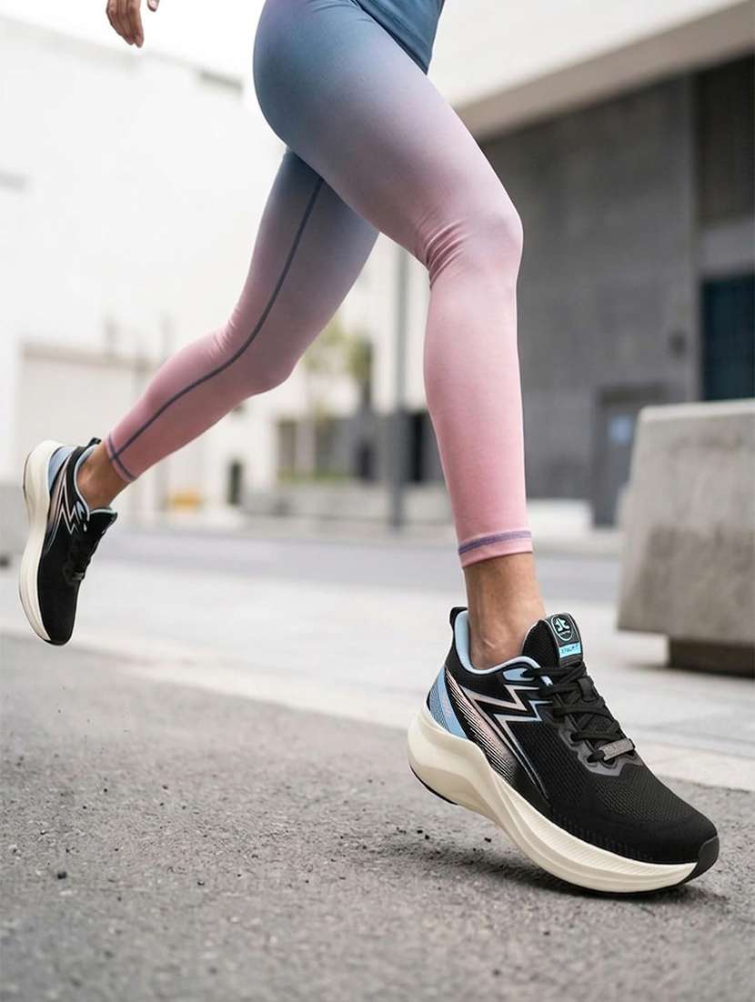 women textured lace up sports shoes - 22582174 -  Standard Image - 3