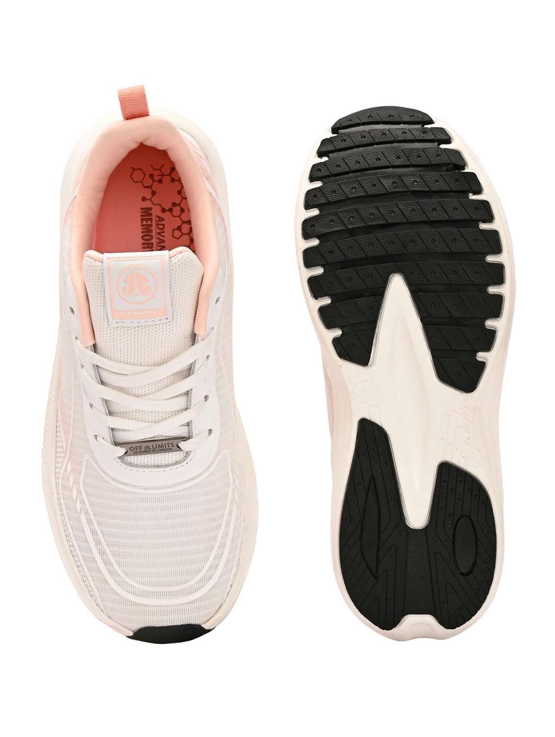 women textured lace up sports shoes - 22582175 -  Standard Image - 3