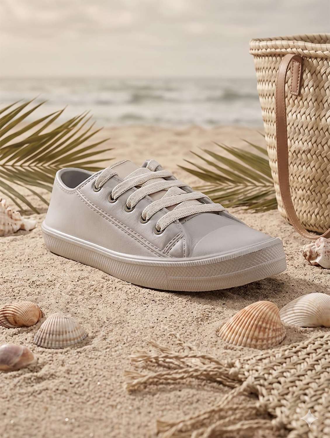 women solid lace up sneakers