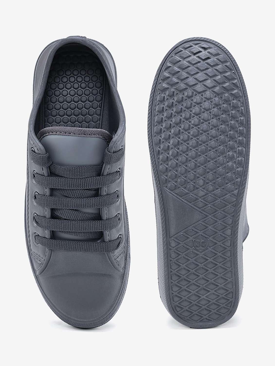women solid lace up sneakers - 22582183 -  Standard Image - 5