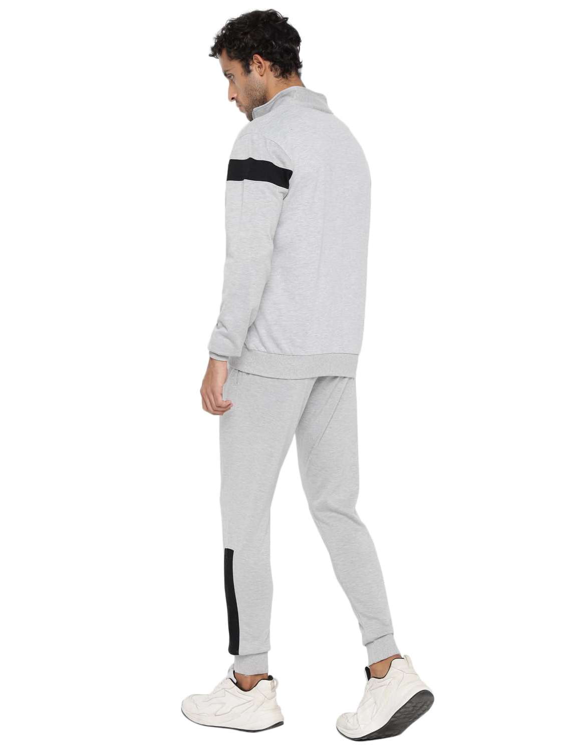 men taped long sleeves track suit - 22582219 -  Standard Image - 3