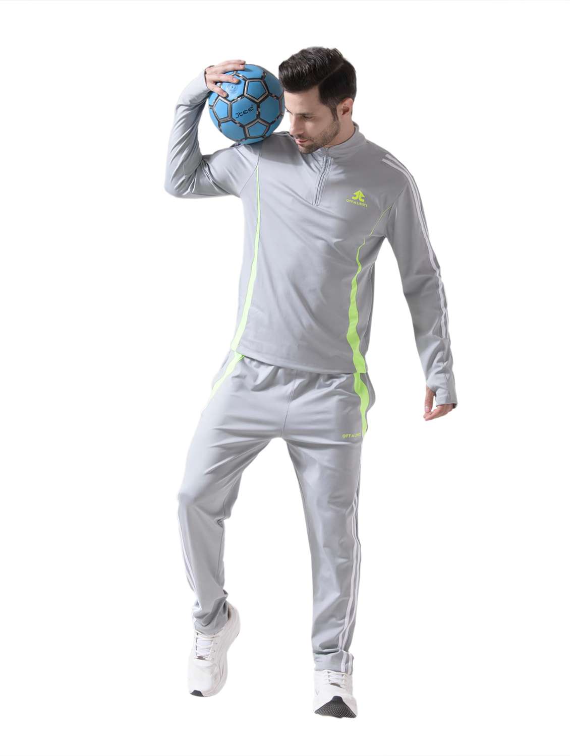 men taped long sleeves track suit - 22582230 -  Standard Image - 5