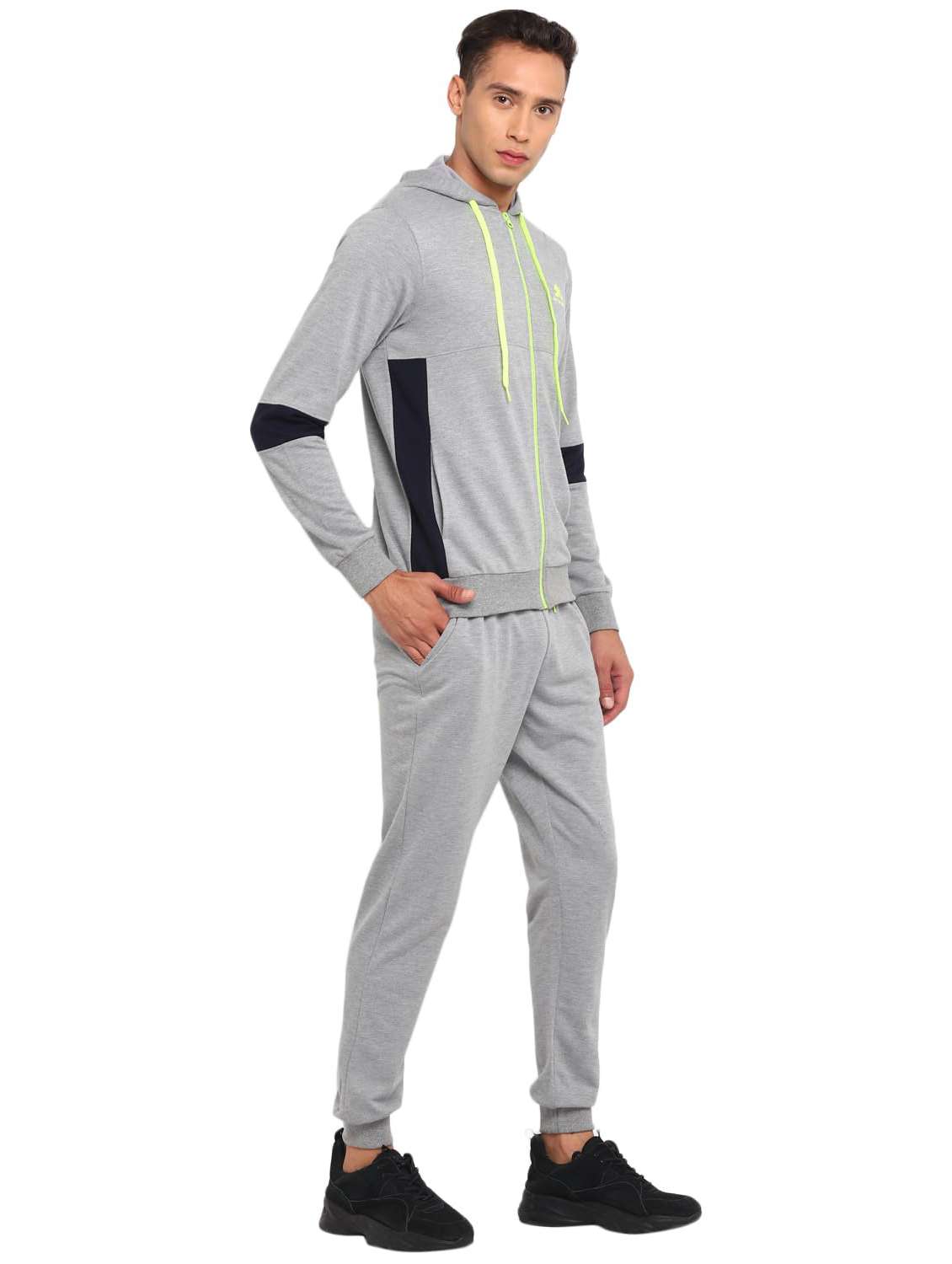 men taped long sleeves track suit - 22582240 -  Standard Image - 3