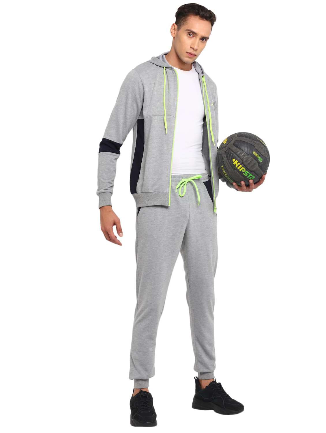 men taped long sleeves track suit - 22582240 -  Standard Image - 5