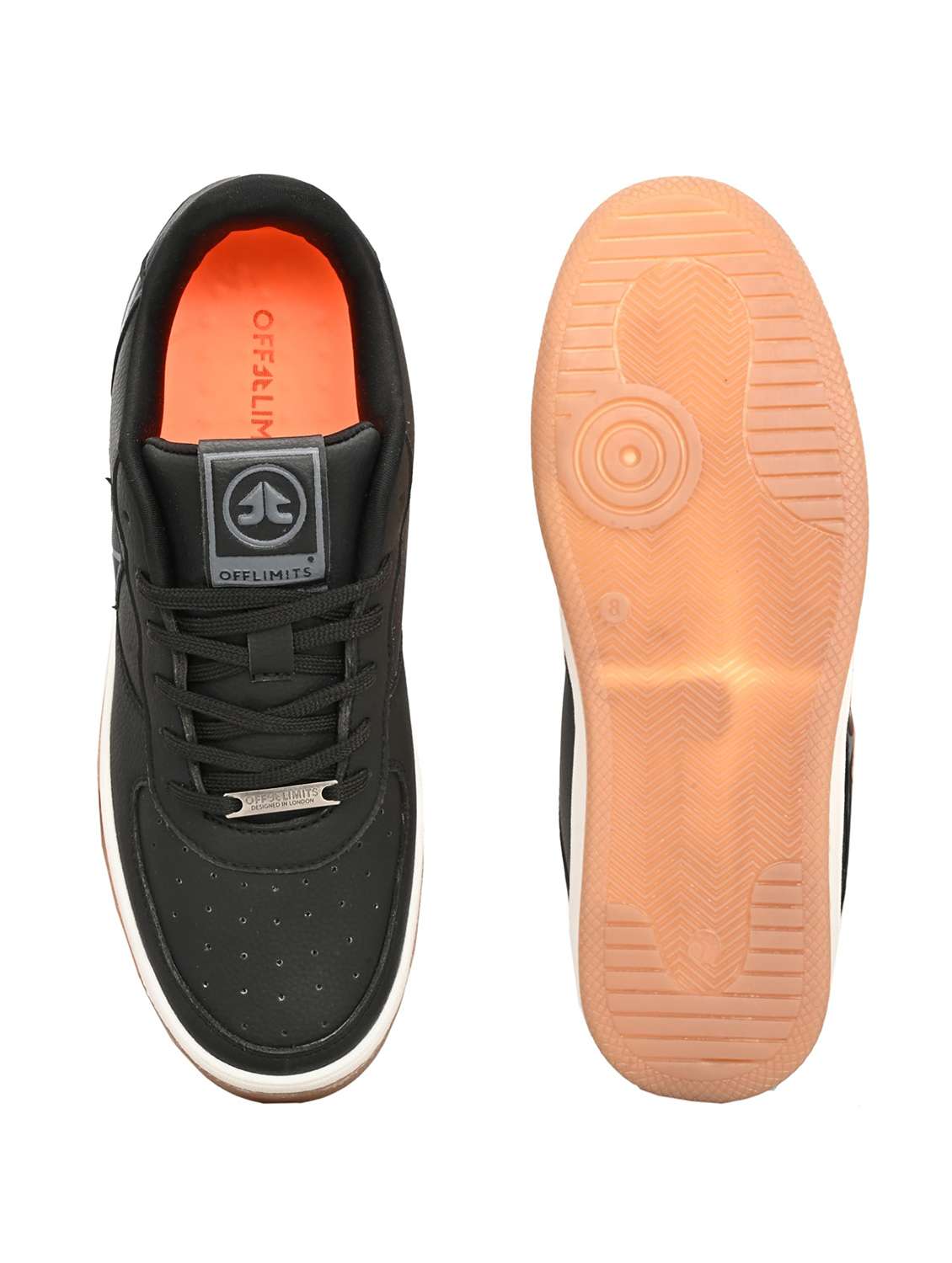 men solid lace up sneaker - 22582246 -  Standard Image - 5
