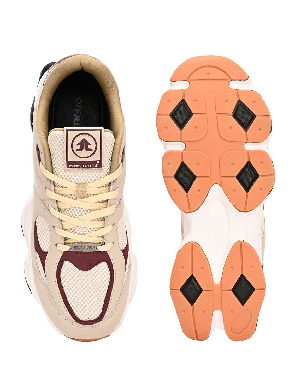 men colourblocked lace up sneaker - 22582250 -  Standard Image - 5