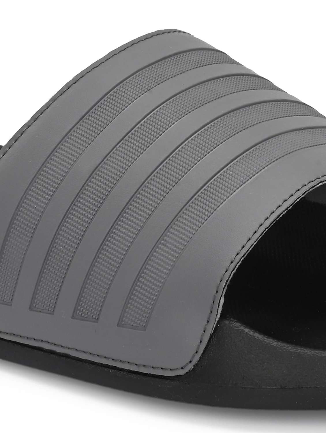 Men Textured Slip On Slider - 22582322 -  Standard Image - 3