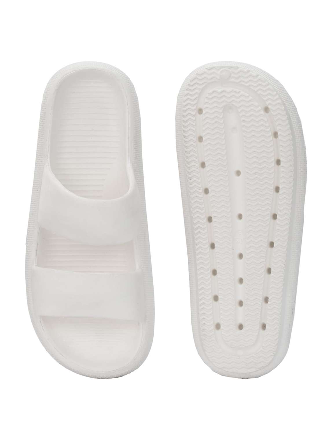 Men Solid Slip On Slider - 22582327 -  Standard Image - 5