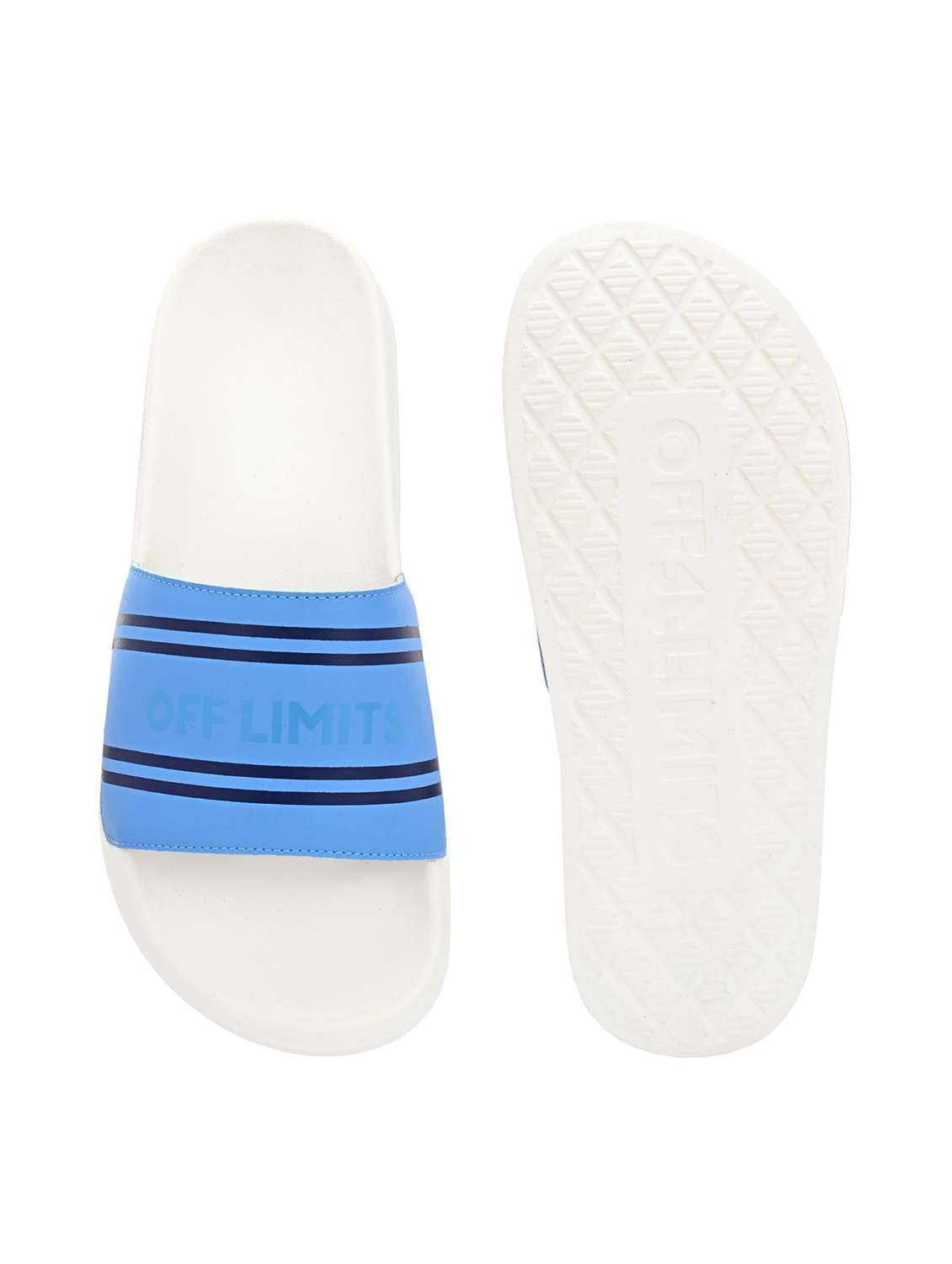 men printed slip on slider - 22582333 -  Standard Image - 3