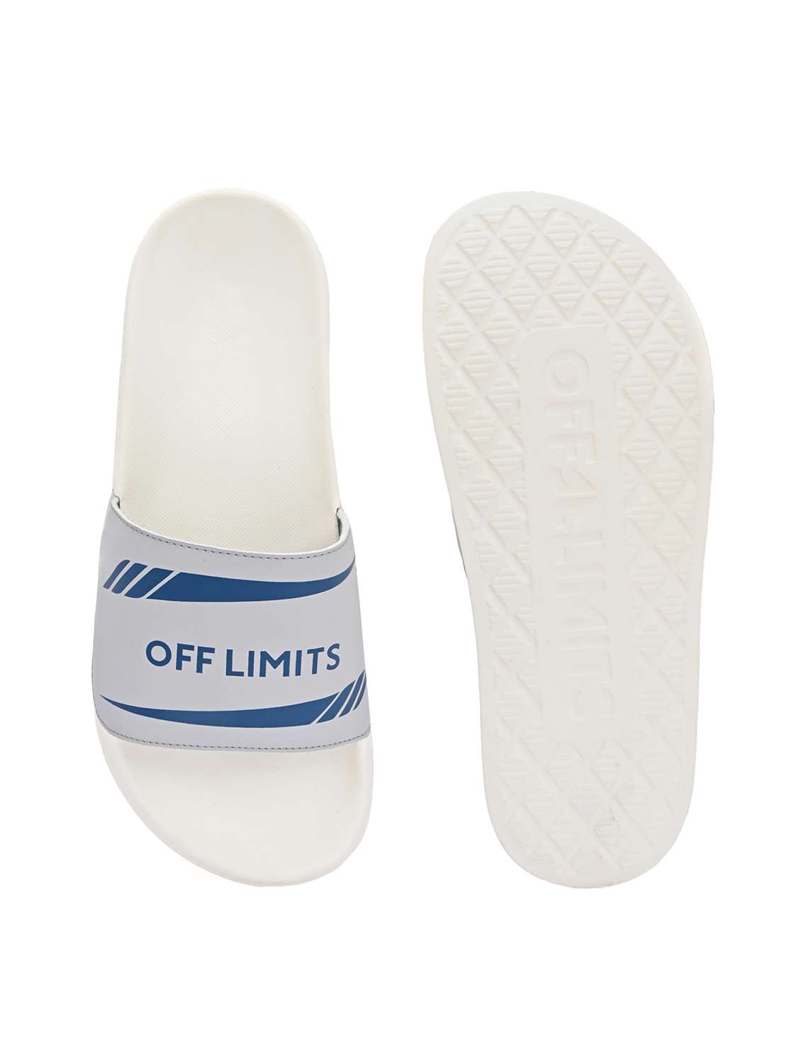 men printed slip on slider - 22582372 -  Standard Image - 3