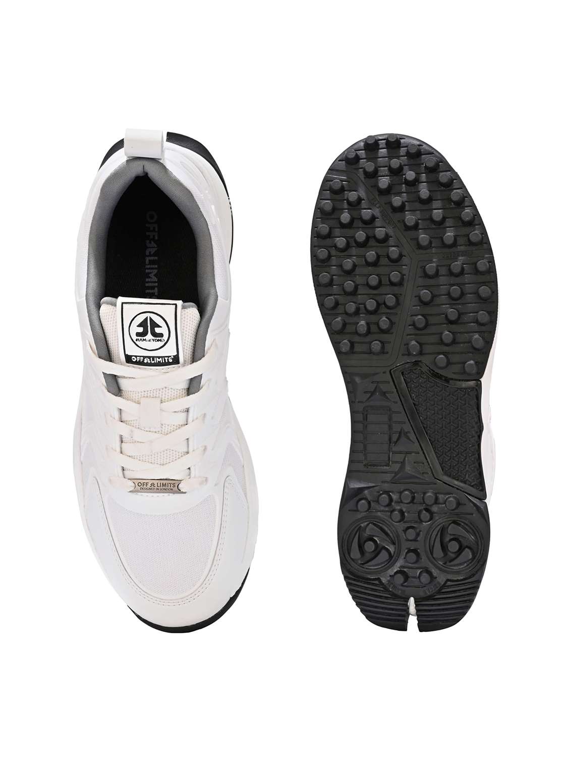 men textured lace up sport shoes - 22582436 -  Standard Image - 5