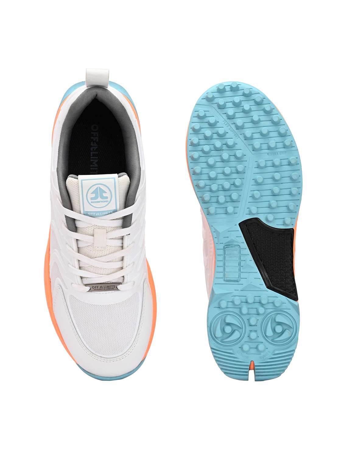 men textured lace up sport shoes - 22582444 -  Standard Image - 5