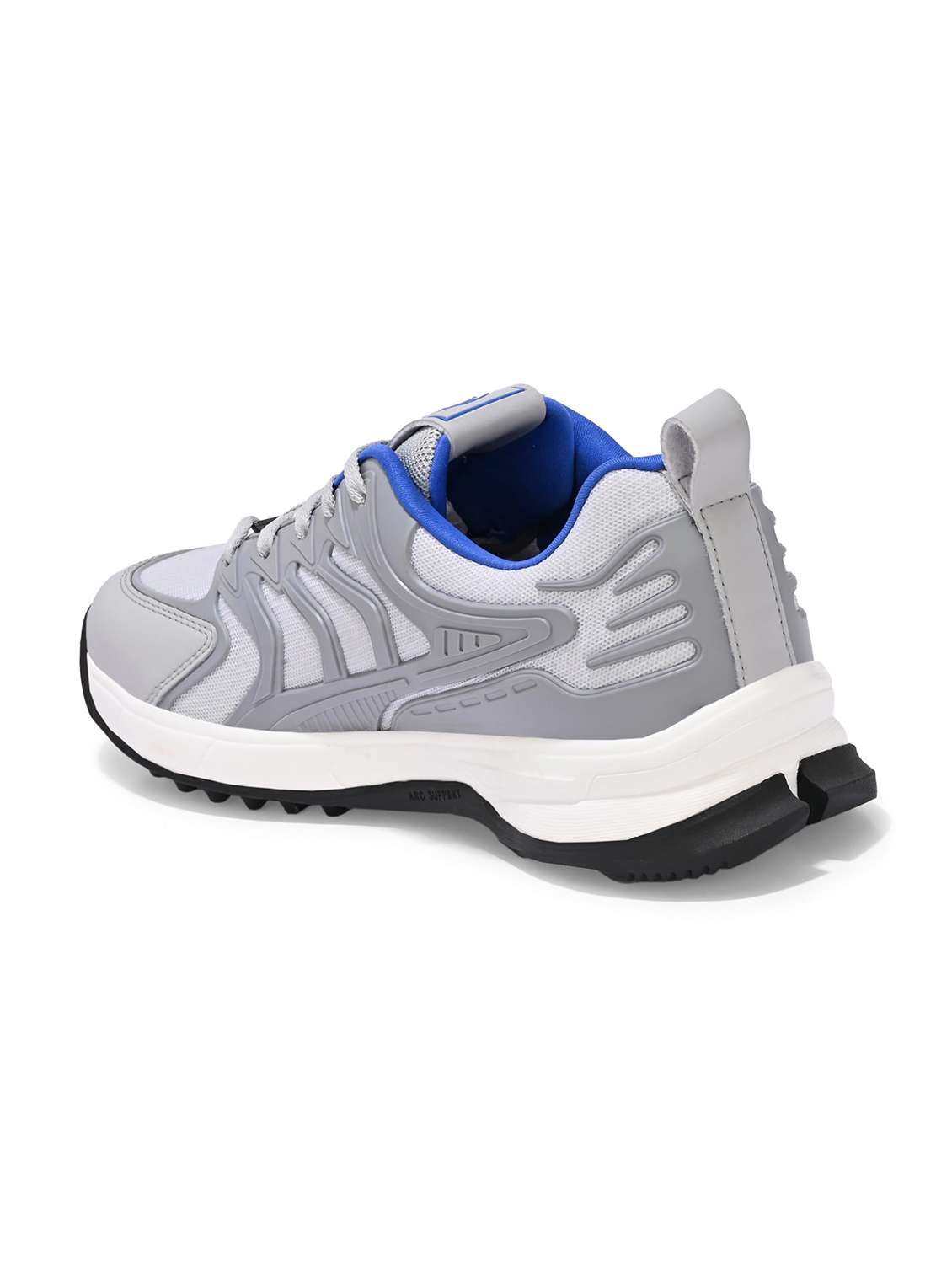 men textured lace up sport shoes - 22582468 -  Standard Image - 3