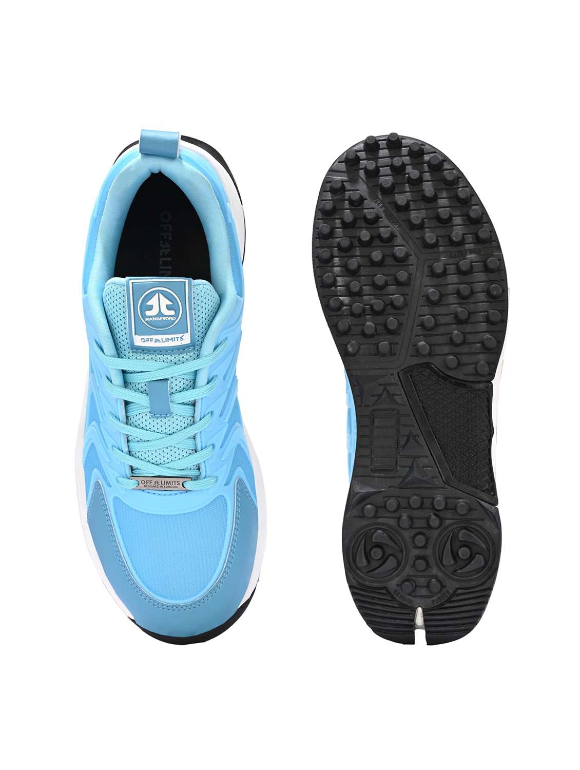 men textured lace up sport shoes - 22582472 -  Standard Image - 5