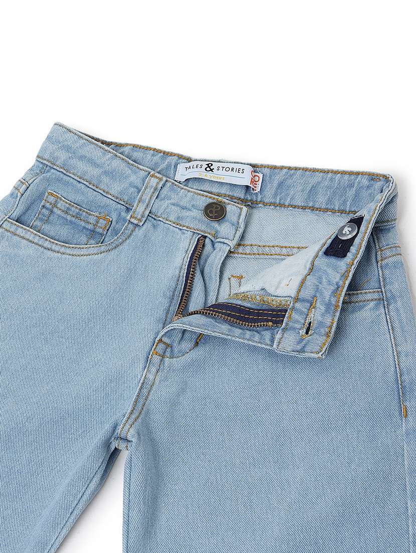 Boys Washed Mid Rise Relaxed Fit Jeans - 22582506 -  Standard Image - 5