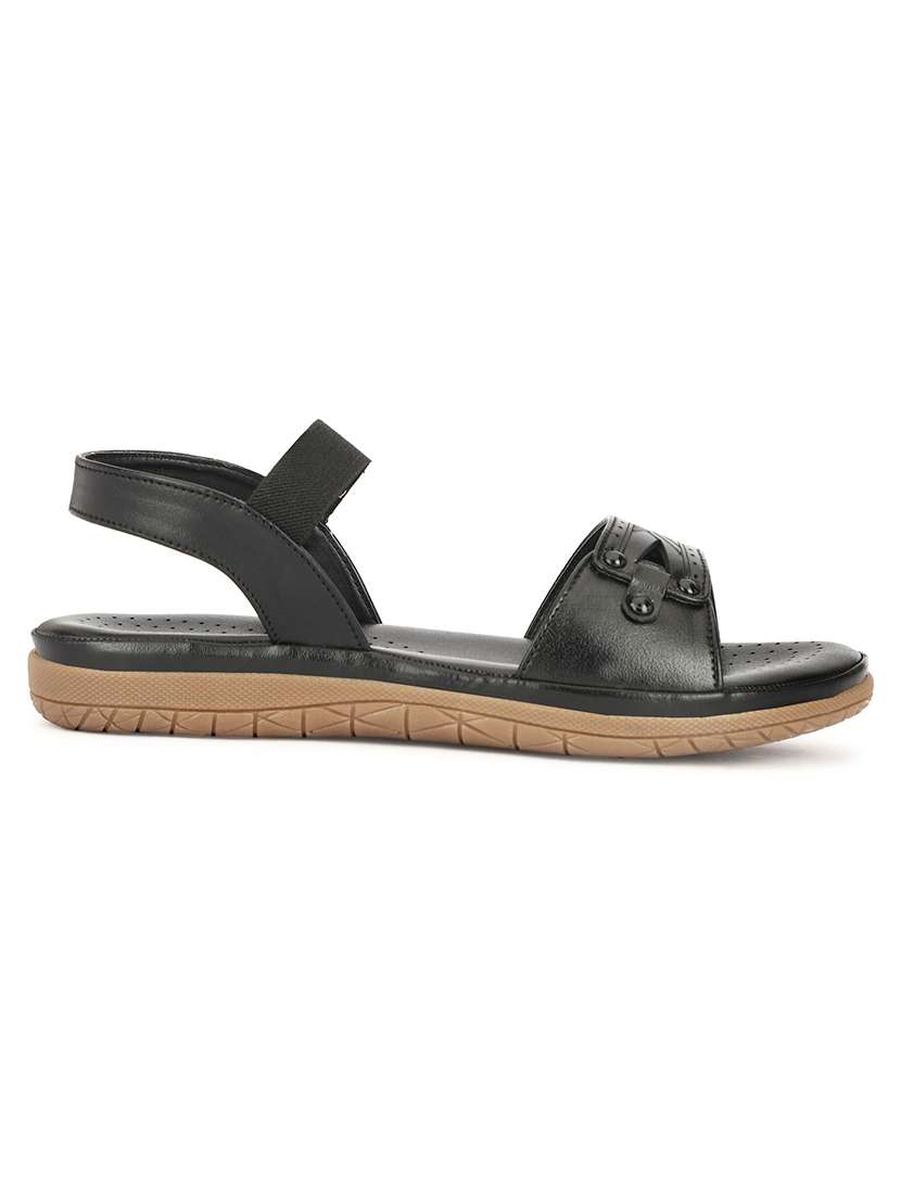 women textured ankle strap sandal - 22582813 -  Standard Image - 3