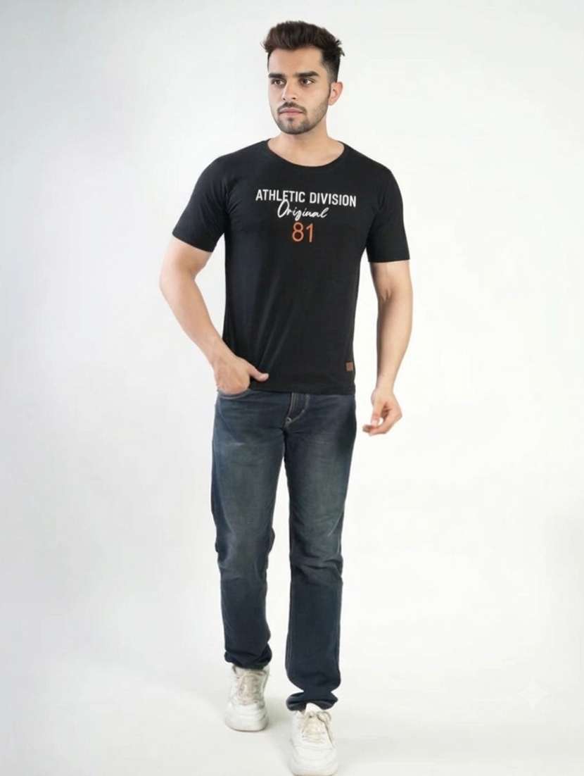 men printed short sleeves regular fit t-shirt - 22582871 -  Standard Image - 3