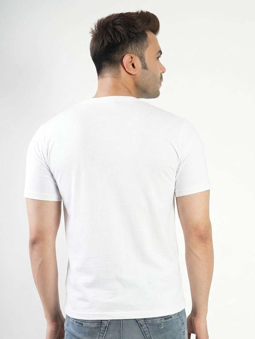 men printed short sleeves regular fit t-shirt - 22582890 -  Standard Image - 3