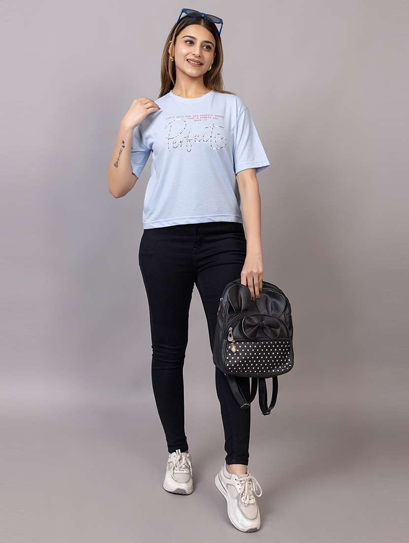 women printed short sleeves regular fit t-shirt - 22582934 -  Standard Image - 5
