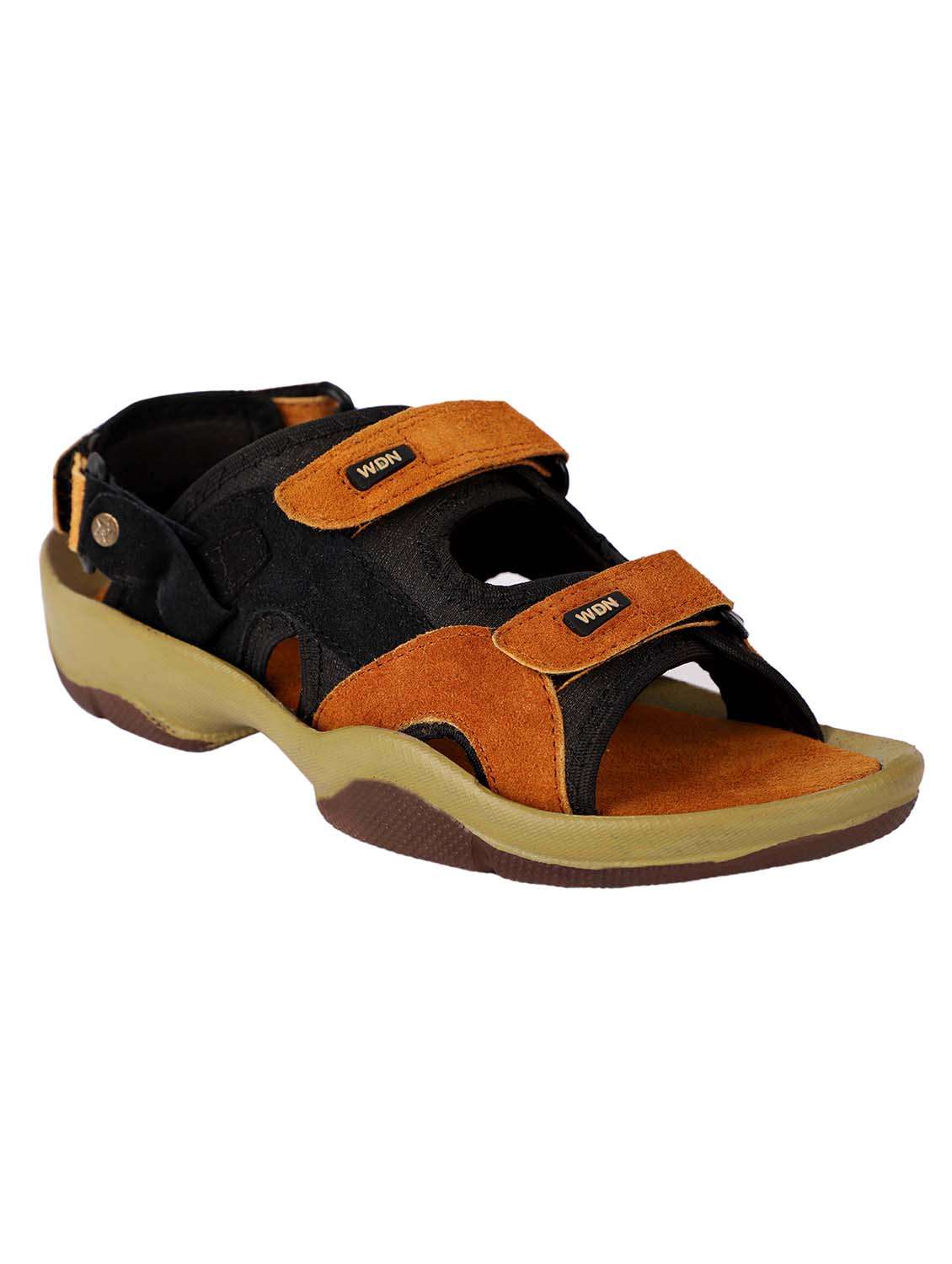 men colourblocked back strap floater