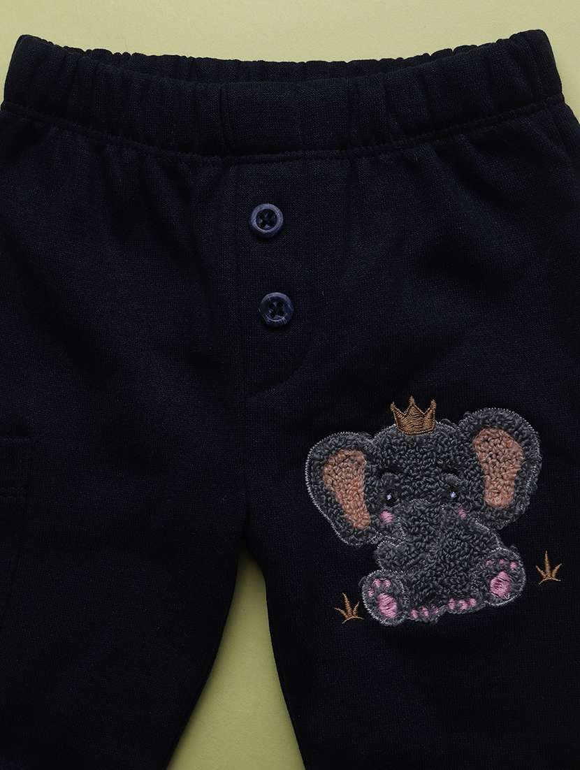Boys Embroidered Mid Rise Regular Fit Jogger - 22584044 -  Standard Image - 3