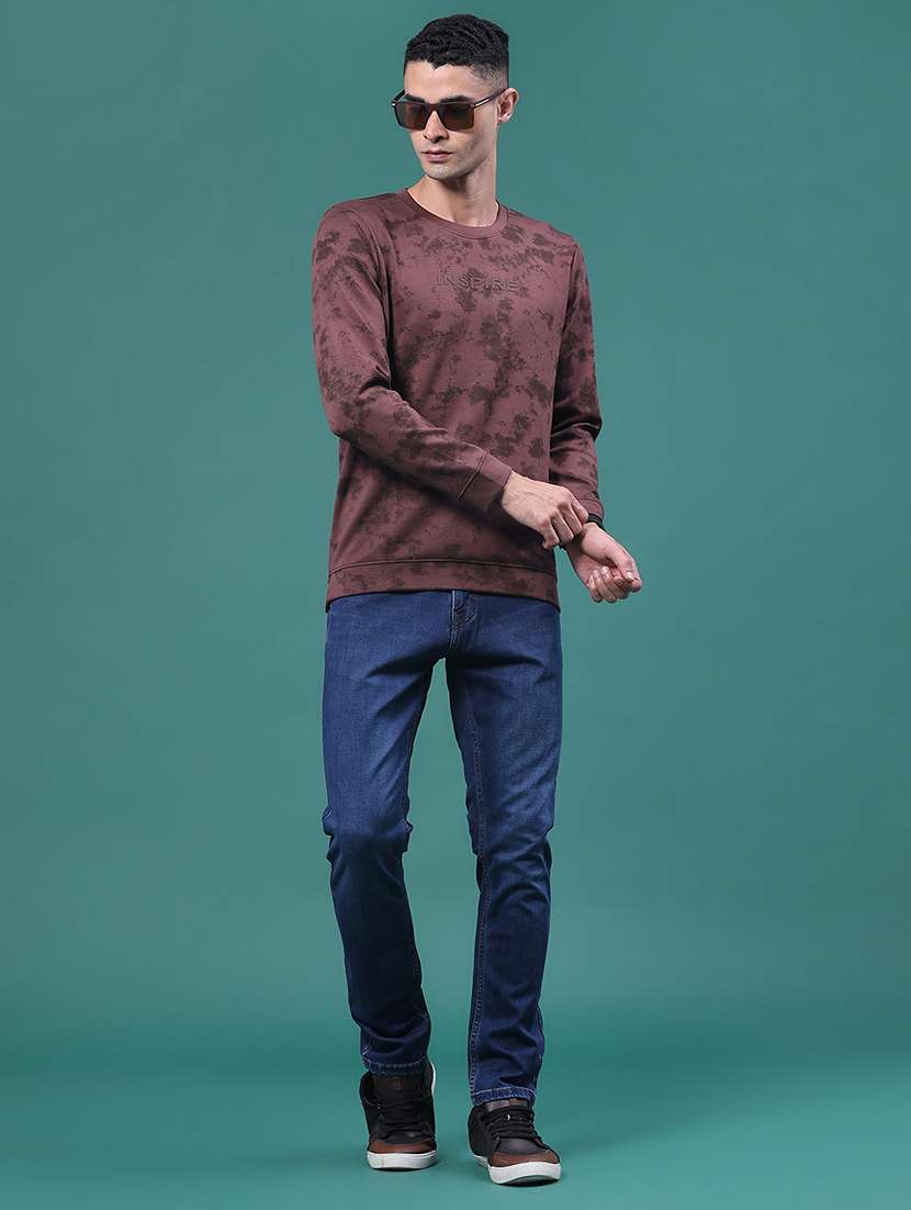 men washed mid rise full length slim fit jeans - 22585845 -  Standard Image - 5