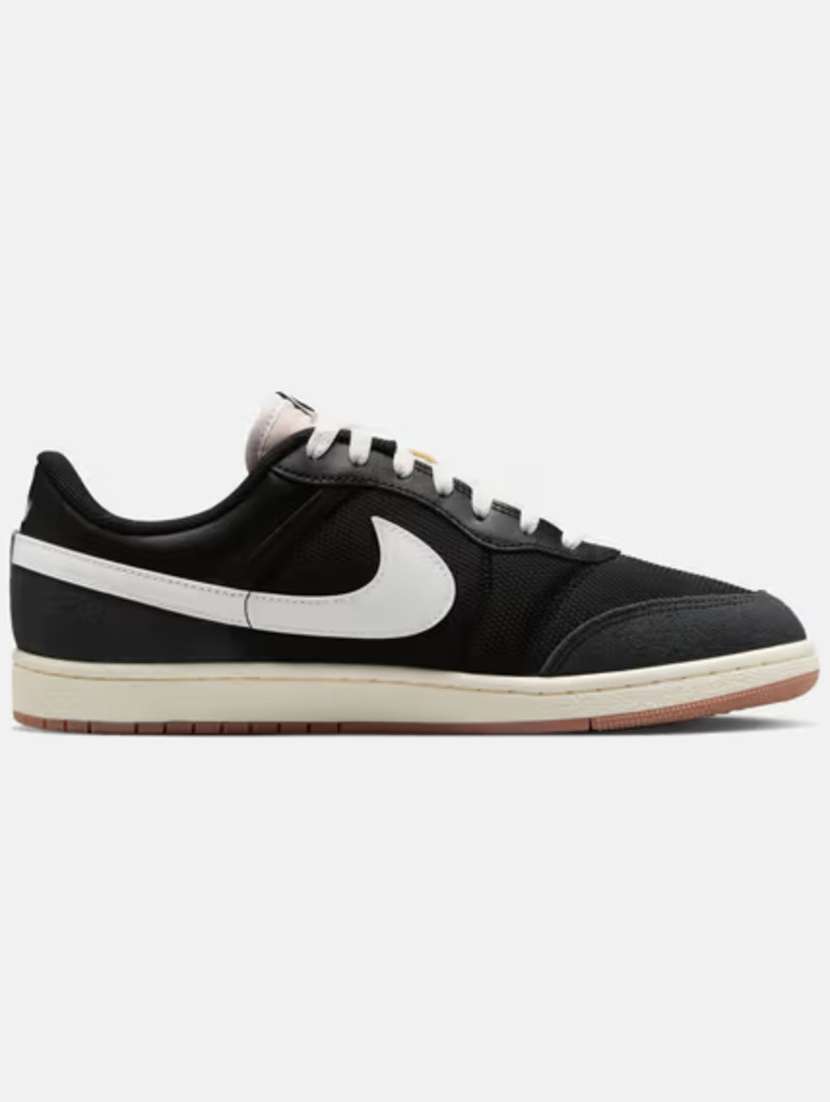 nike air jordan skyline low men's lace up casual wear leather sneakers