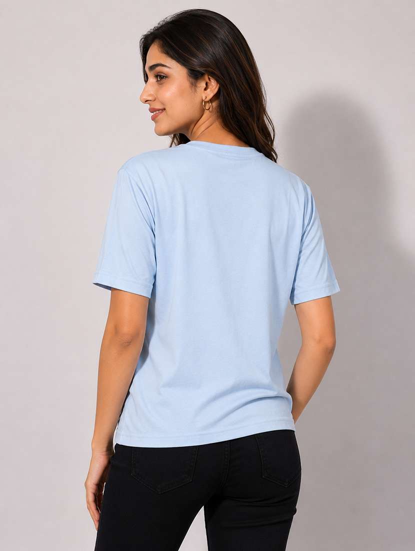 women printed short sleeves regular fit t-shirt - 22587268 -  Standard Image - 3