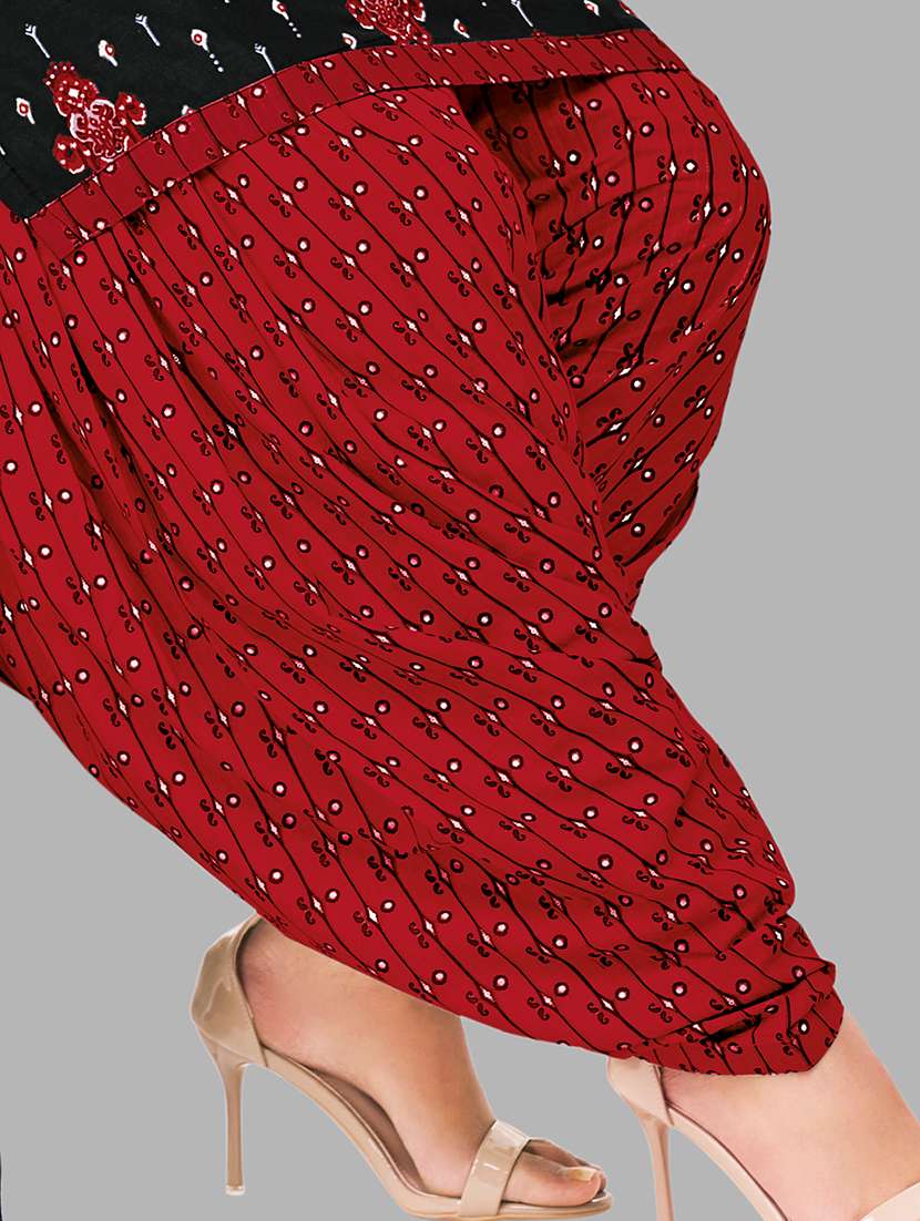 Women Printed Three Quarter Sleeve Kurta Patiala With Dupatta Set - 22588007 -  Standard Image - 3