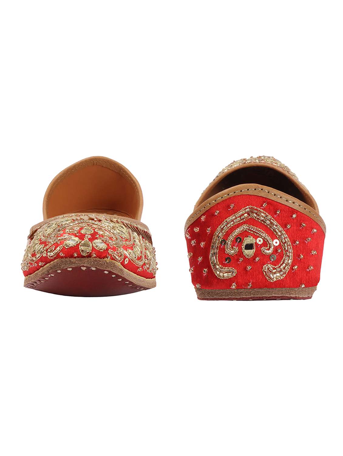 Women Embroidered Slip On Jutis - 22588058 -  Standard Image - 3