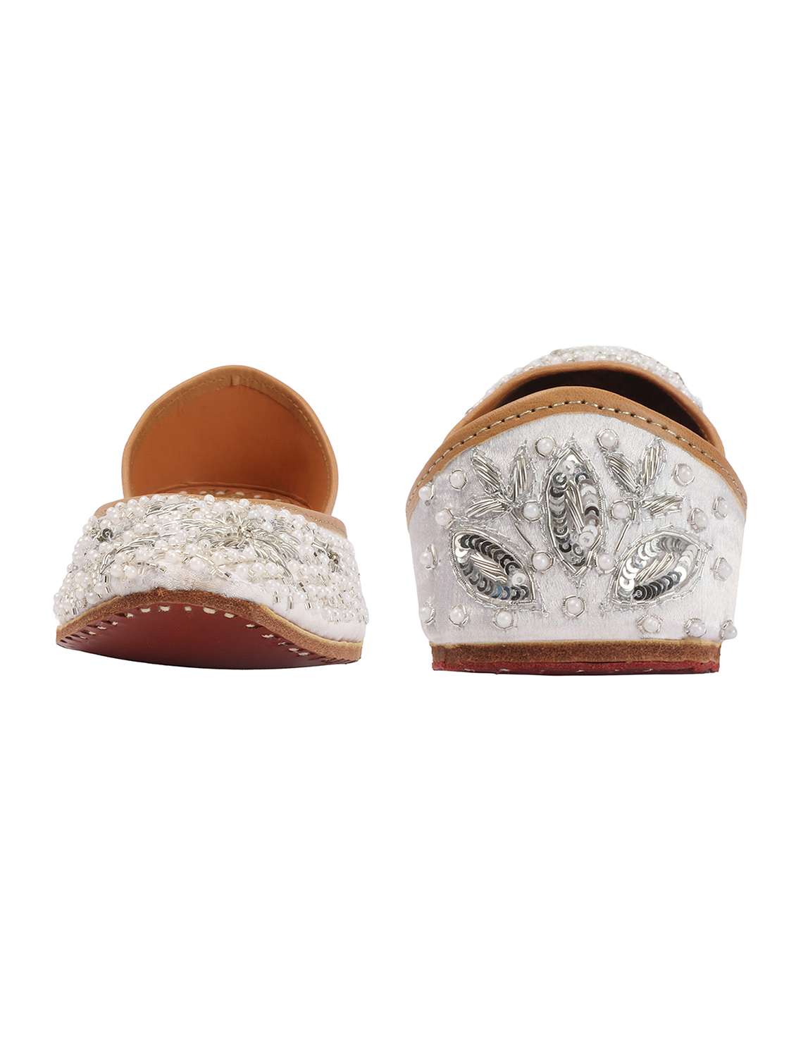 Women Embroidered Slip On Jutis - 22588063 -  Standard Image - 3