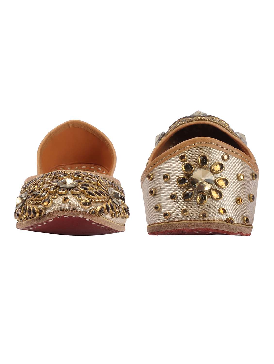 Women Embroidered Slip On Jutis - 22588069 -  Standard Image - 3