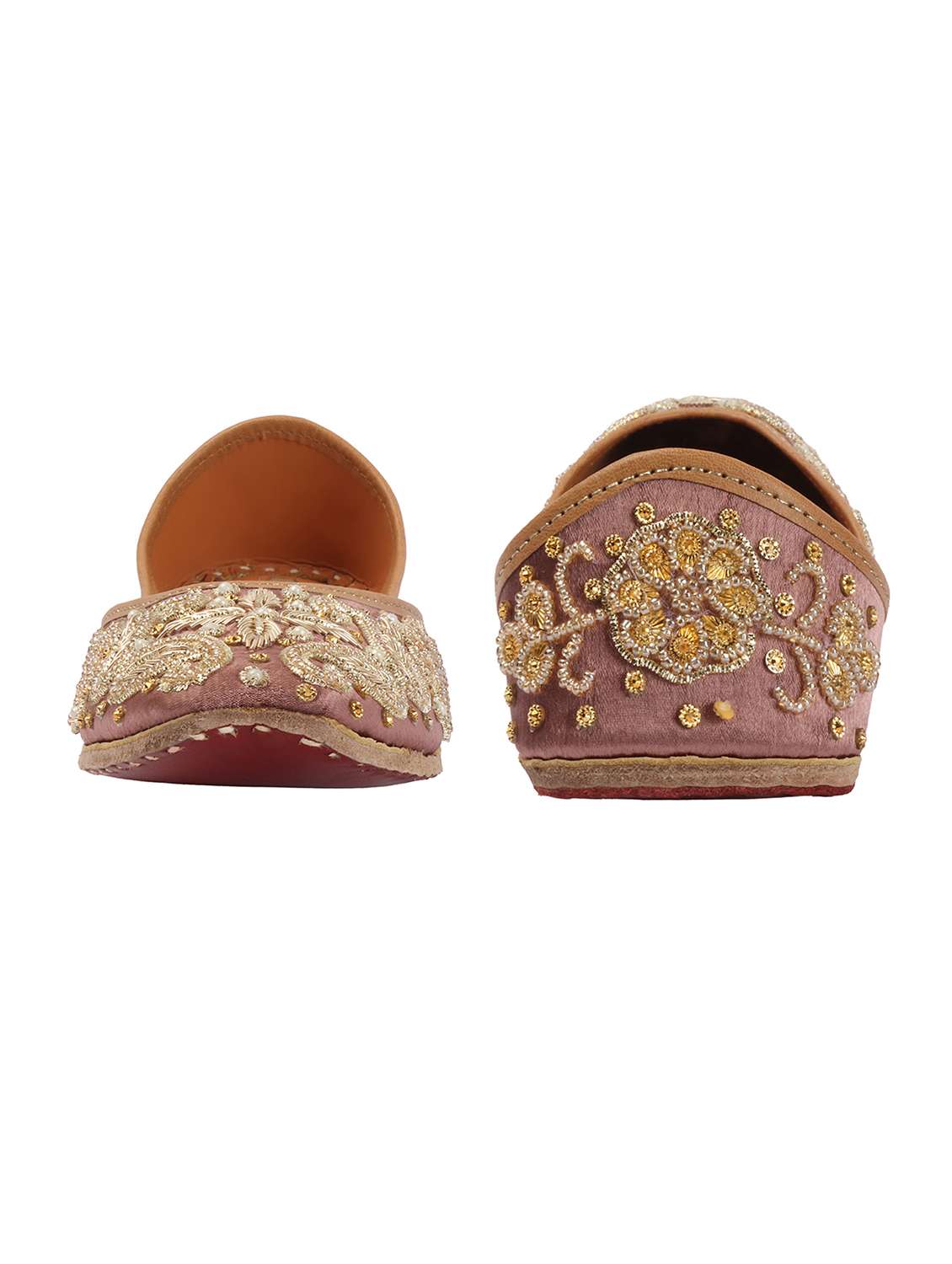 women embroidered slip on jutis - 22588078 -  Standard Image - 3