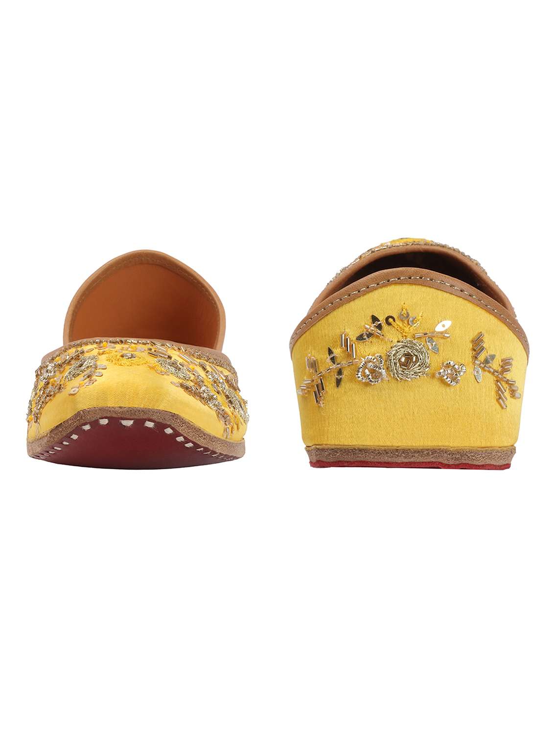 women embroidered slip on jutis - 22588082 -  Standard Image - 3