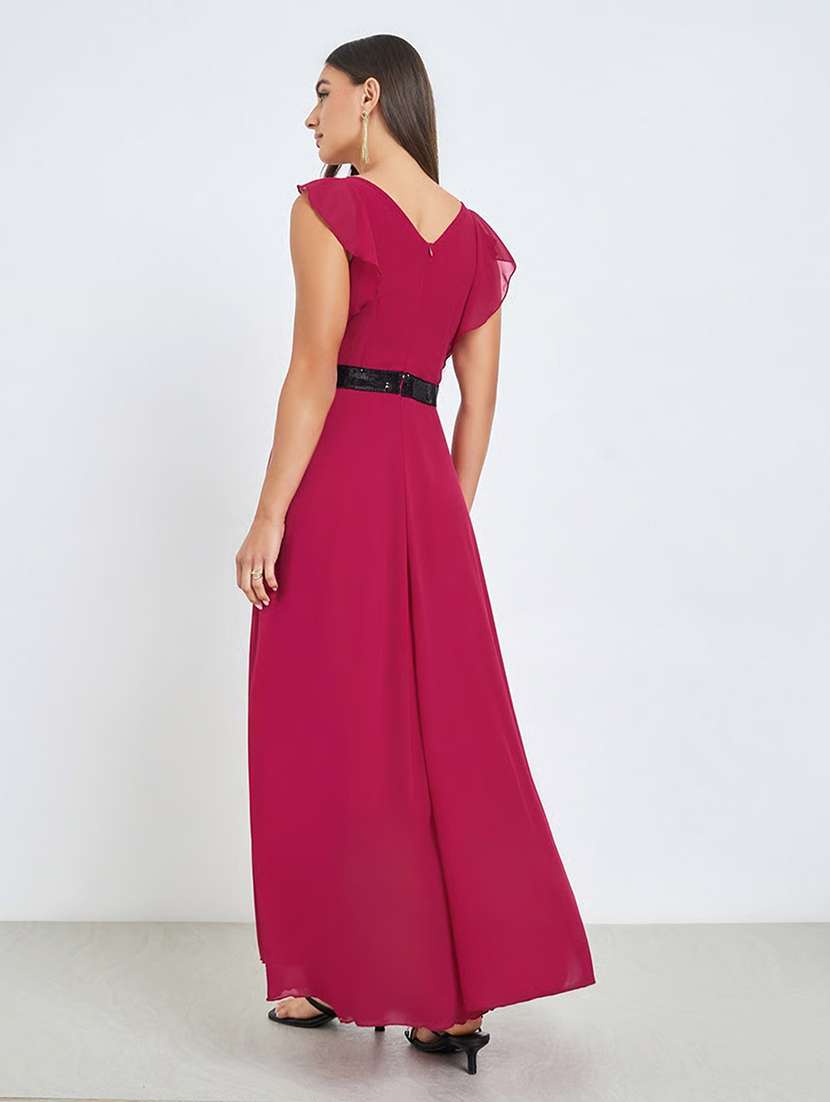 women embellished sleeveless fit and flare dress - 22588132 -  Standard Image - 3