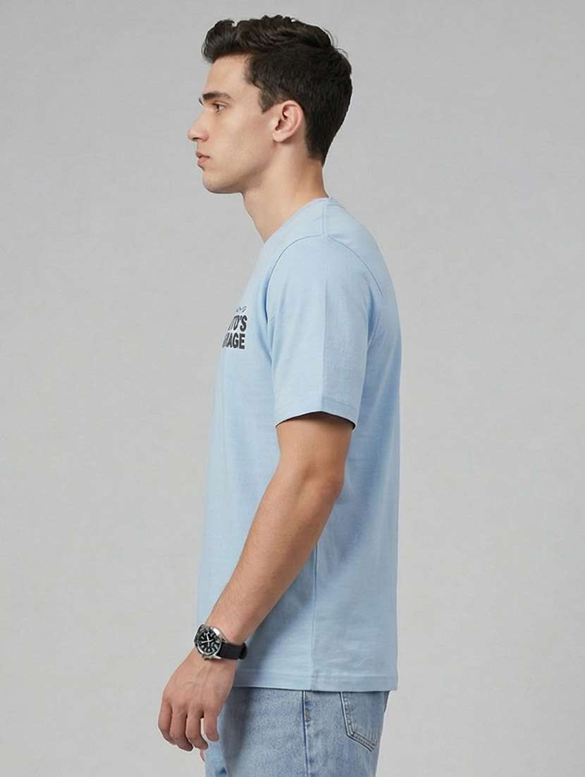 men printed short sleeve regular fit t-shirt - 22588262 -  Standard Image - 3