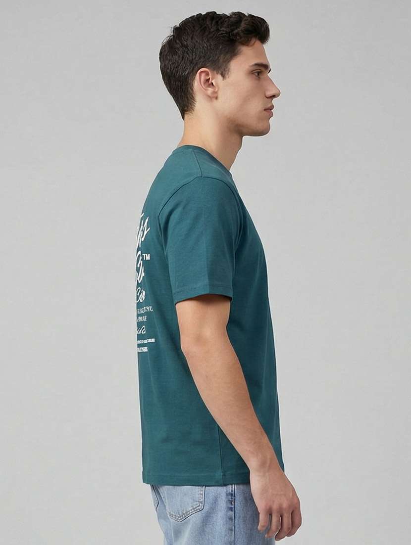 men printed short sleeve regular fit t-shirt - 22588263 -  Standard Image - 3