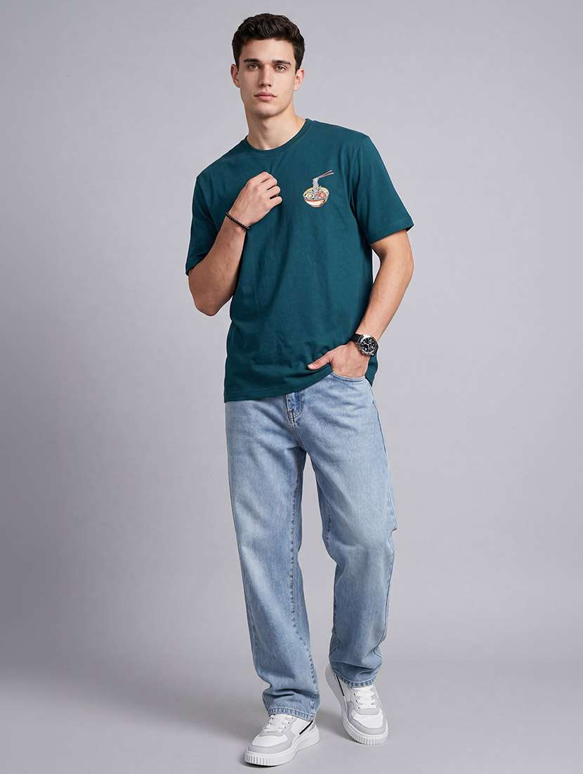 men printed short sleeve regular fit t-shirt - 22588264 -  Standard Image - 5