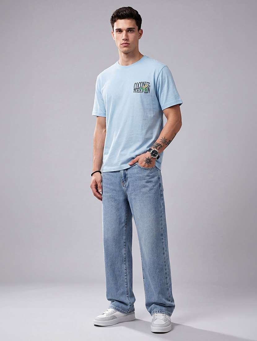 men printed short sleeve regular fit t-shirt - 22588266 -  Standard Image - 5