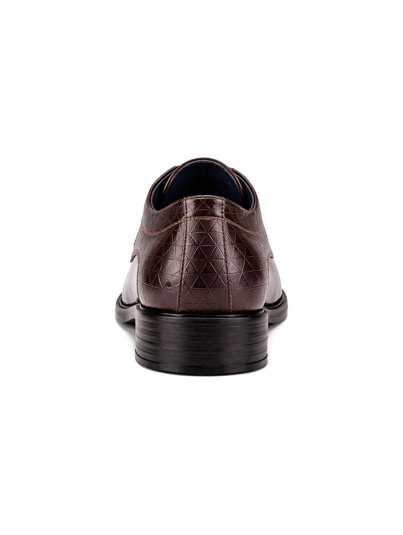 Men Brown Lace-up Derby - 22588448 -  Standard Image - 3