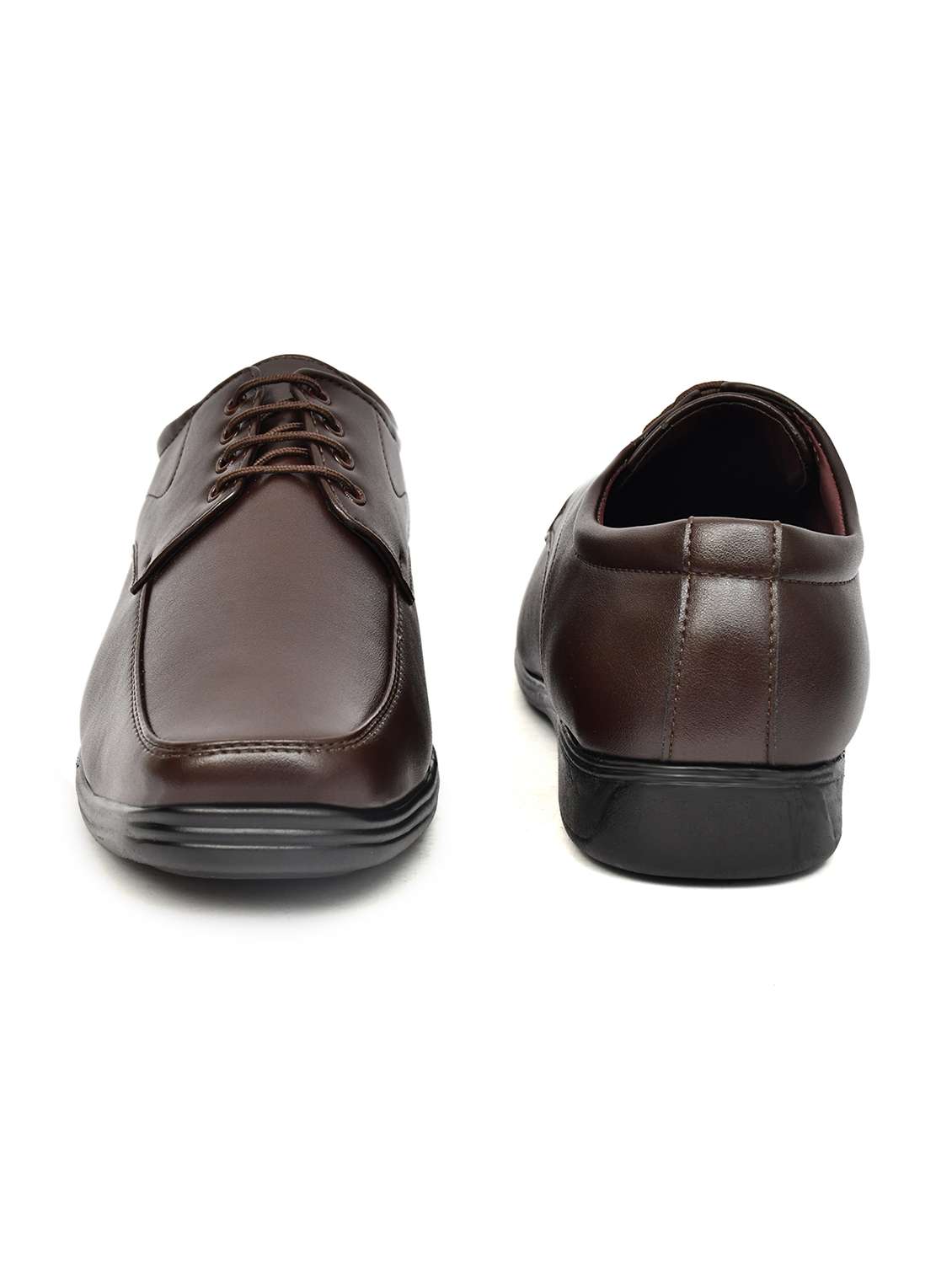 men brown lace-up derby - 22588482 -  Standard Image - 3