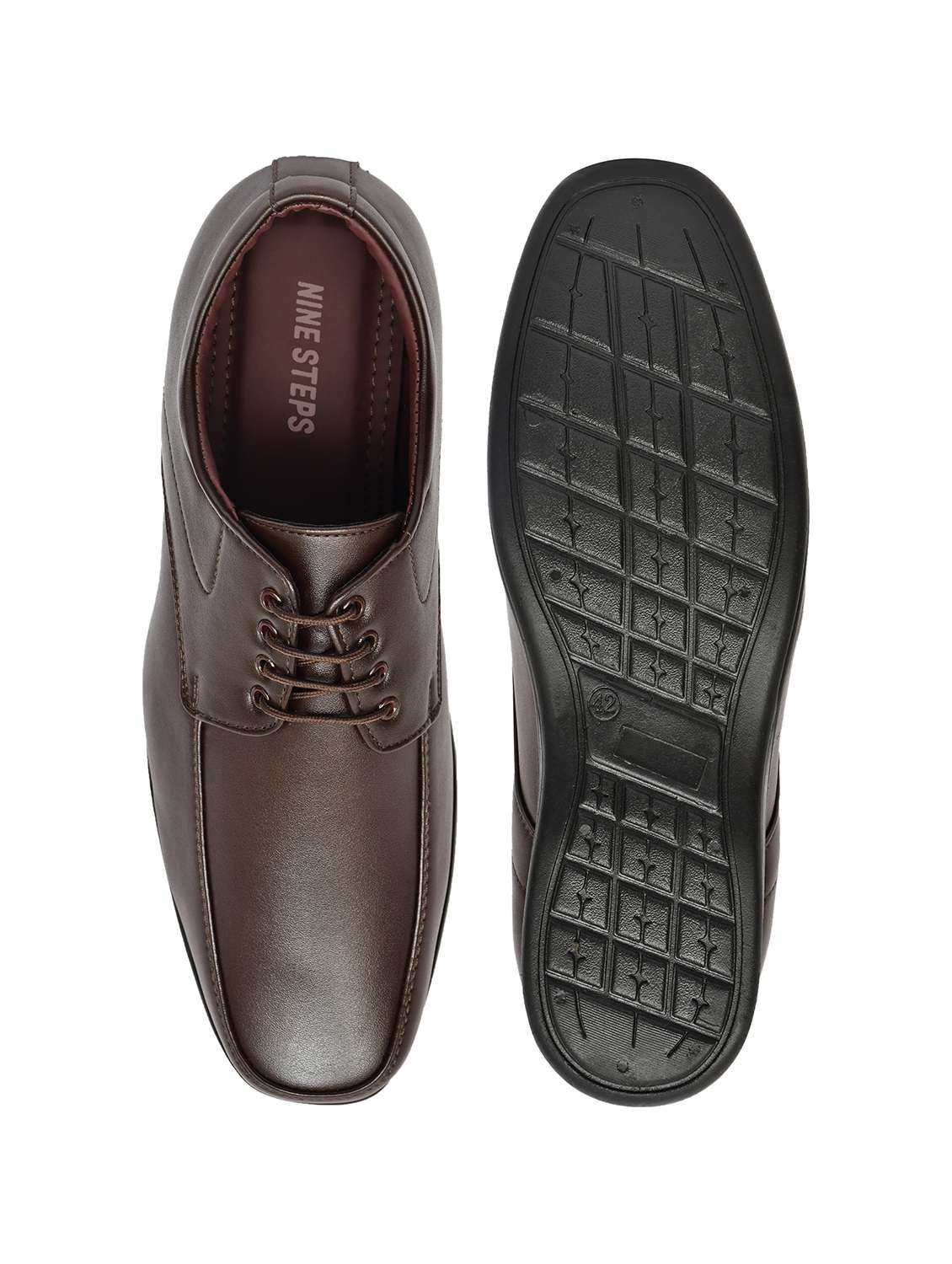 men brown lace-up derby - 22588482 -  Standard Image - 5