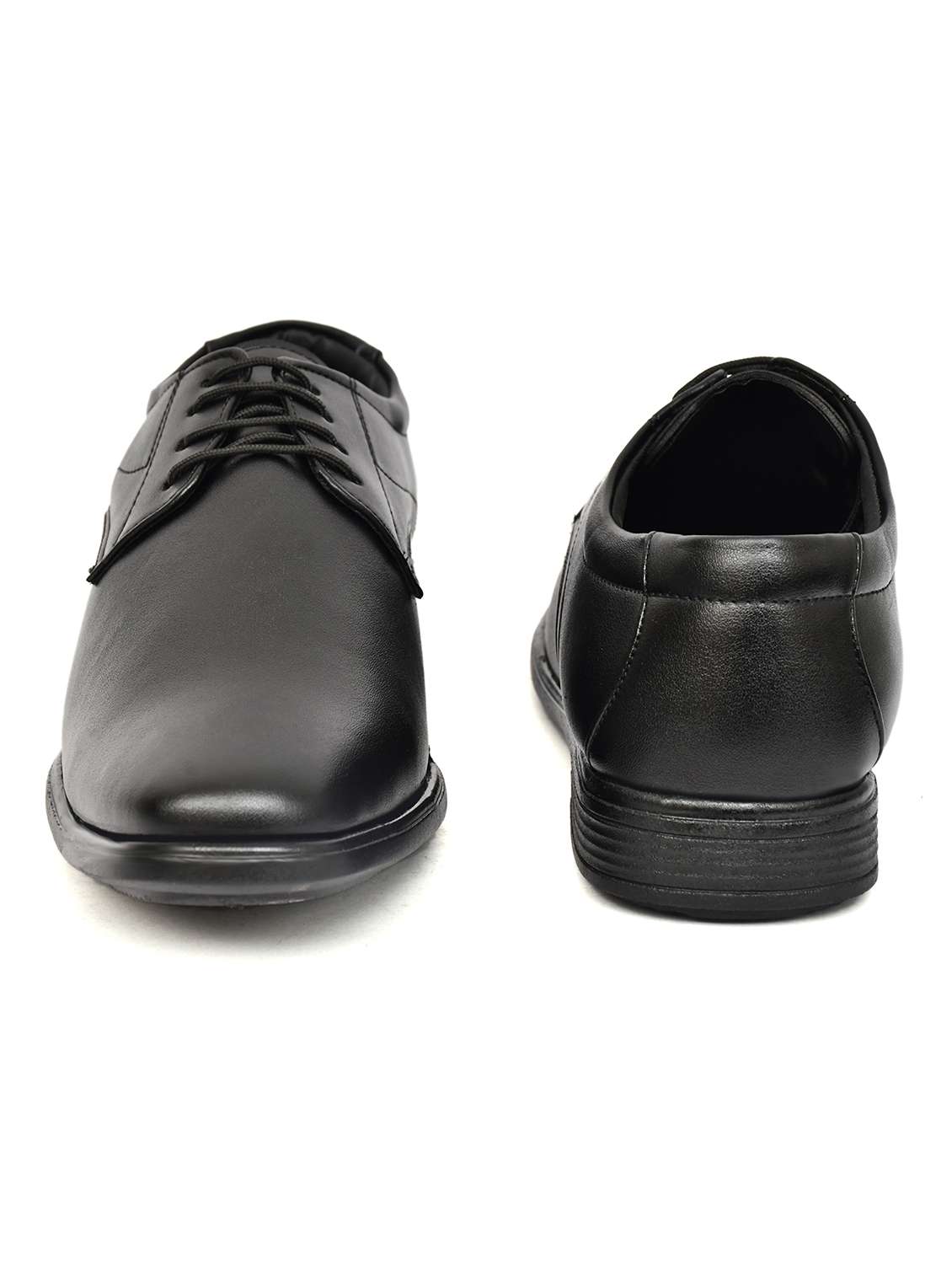 Men Black Lace-up Derby - 22588485 -  Standard Image - 3