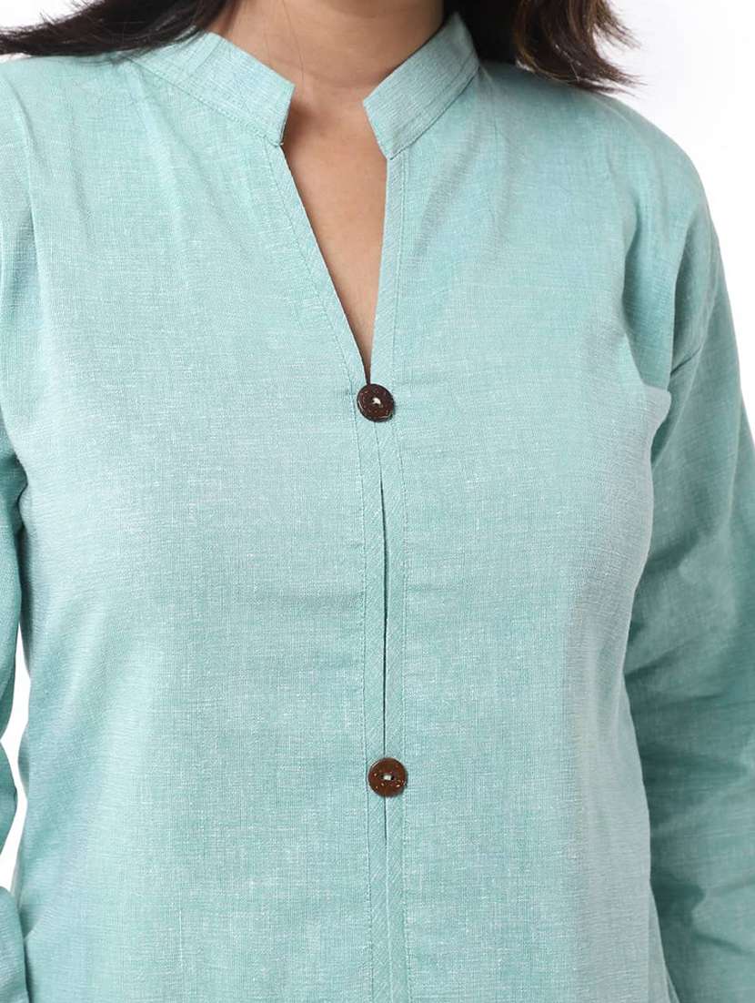 Women Pack Of 2 Self Design Three Quarter Sleeves Straight Kurta - 22588569 -  Standard Image - 3